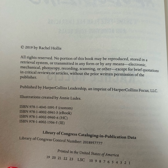 Rachel Hollis Girl, Stop Apologizing book, copyright 2019, Brand New condition! - Picture 4 of 10